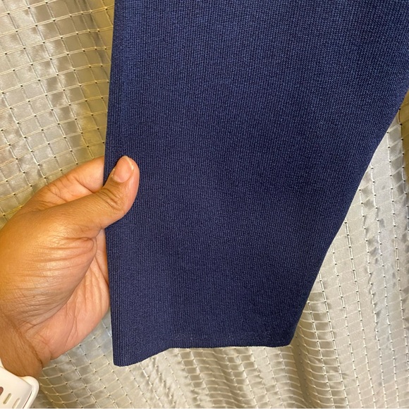 Marie St. Monet Striped Navy Blue/White/Red Cardigan XL - Picture 5 of 7